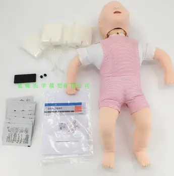 Csecsemő infarktus modell Gyermek fulladás modell CPR csecsemő infarktus modell Szimulálni légzésbénulás sürgősségi gumi személy