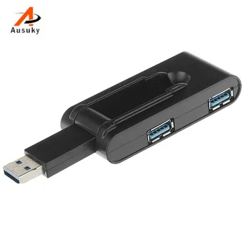 Egy Ausuky 4 portos Nagy Sebességű USB Hub 180 Fokos Elforgatása Kompakt Utazási USB 3.0 Külső Adaptert, Hub 25