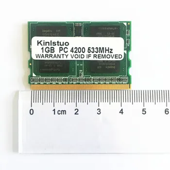 Memoria ram a Hordozható Rendelsz Fujitsu, Panasonic, 1G, 1 GB, PC2-4200, DDR2-400/533/667MHZ, microDIMM, 172 Pines