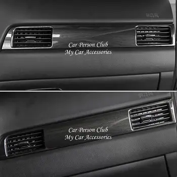 Mitsubishi Outlander 2013-2021 Középső Vezérlő Légkondicionáló Ventillátor Aljzat Fedelét Kárpitok ABS Chrome Autó-Stílus Tartozékok