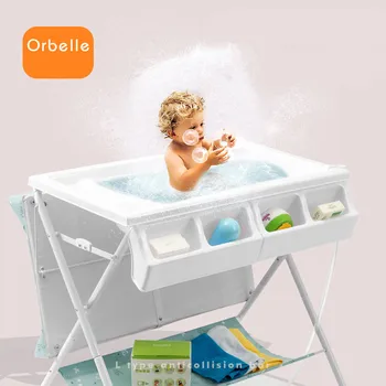 Multi-funkcionális pelenka táblázat könnyű, összecsukható, kényelmes baba fürdő érdekel táblázat masszázs érdekel