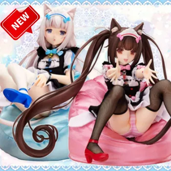 Új NEKOPARA Chocola Vanília 1/4 Skála PVC akciófigura Japán Anime Ábra Igazi ruhát Modell Felnőtt Játék Baba Ajándék