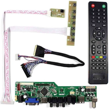 Új TV56 Készlet LTN140AT01-001 LTN140AT01-G01 LTN140AT01-G03 TV+HDMI+VGA+AV+USB LCD LED Képernyő Vezérlő Tábla Driver